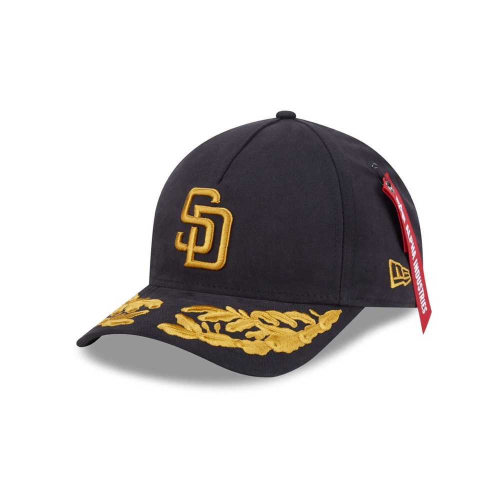 Alpha Industries Black 9FORTY M-Crown A-Frame Snapback